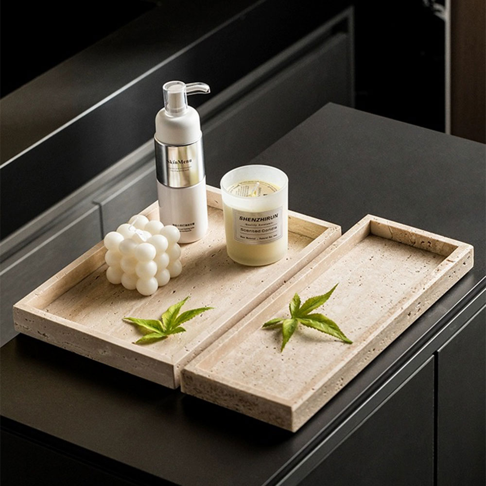 Terrazzo Pot Cement - صينية تخزين قوالب خرسانية مستطيلة ،