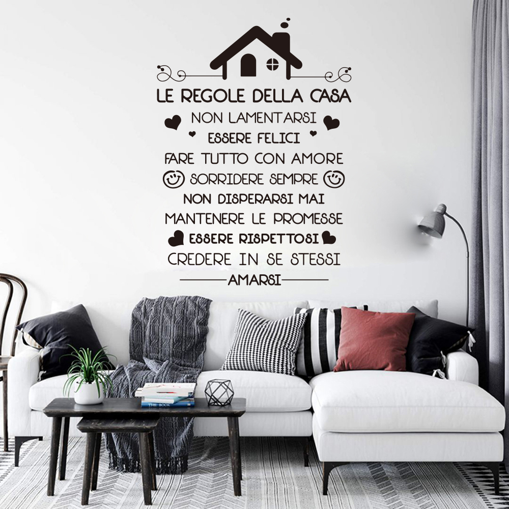 Interior Design Quotes - قواعد المنزل الإيطالي جدار صائق غرفة