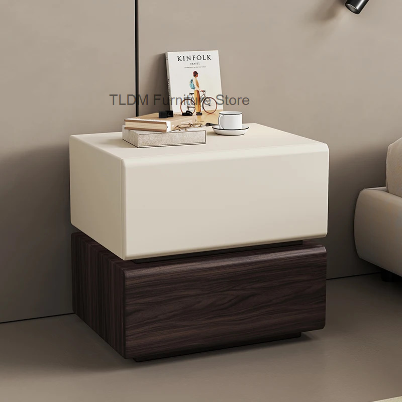 طاولة جانبية للسرير بتصميم نور - مراجعة Interior Design White And Wood وسعره