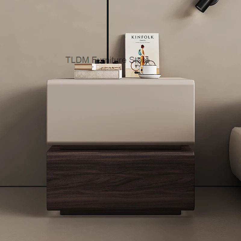 طاولة جانبية للسرير بتصميم نور - مراجعة Interior Design White And Wood وسعره