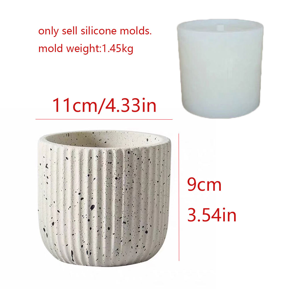 قالب سيليكون لصنع أوعية نباتات - مراجعة Terrazzo Pot Cement وسعره