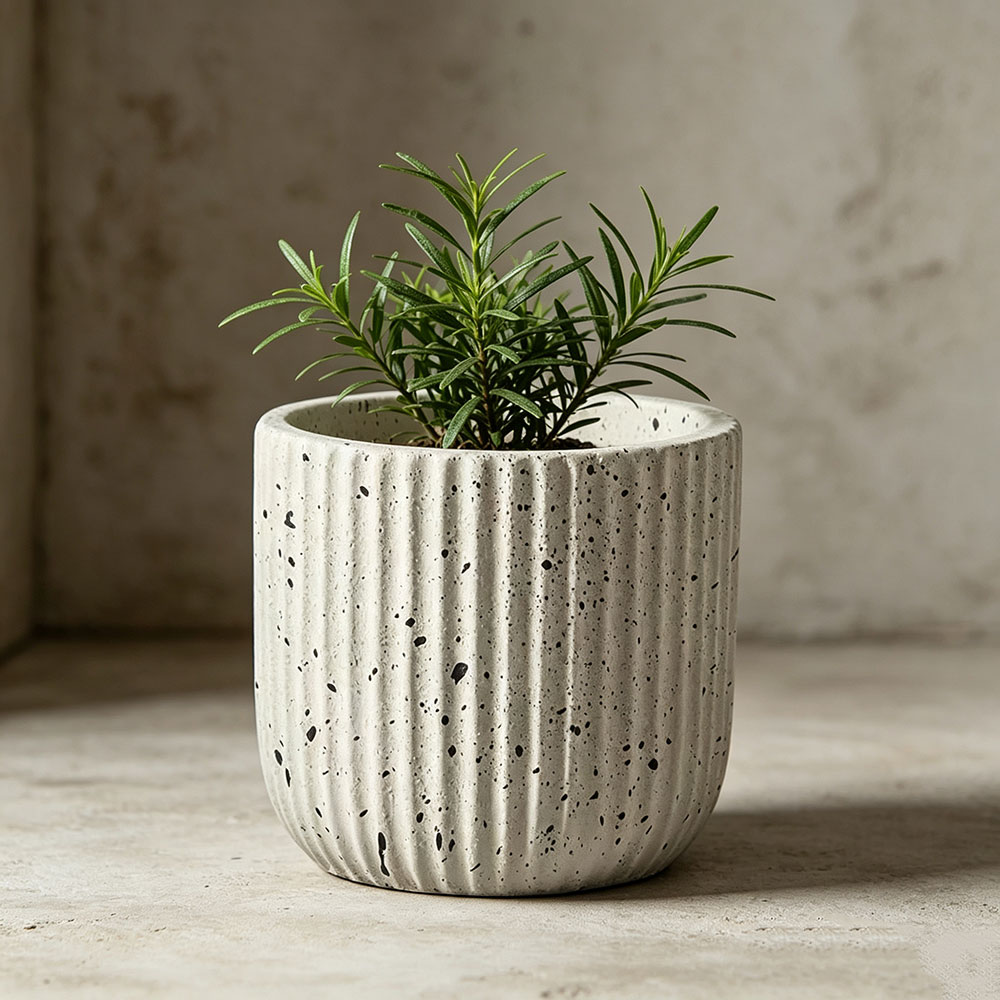 قالب سيليكون لصنع أوعية نباتات - مراجعة Terrazzo Pot Cement وسعره