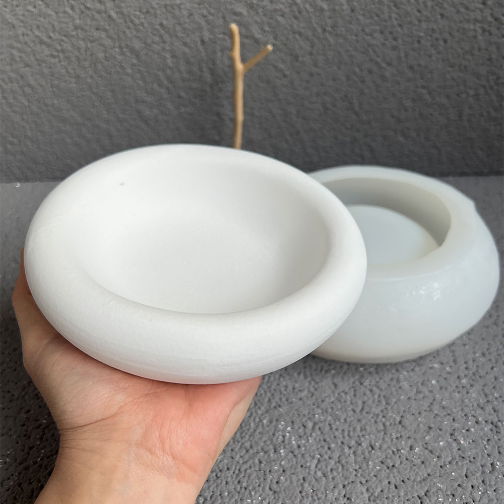قالب سيليكون دائري لوعاء الأسم - مراجعة Terrazzo Pot Cement وسعره