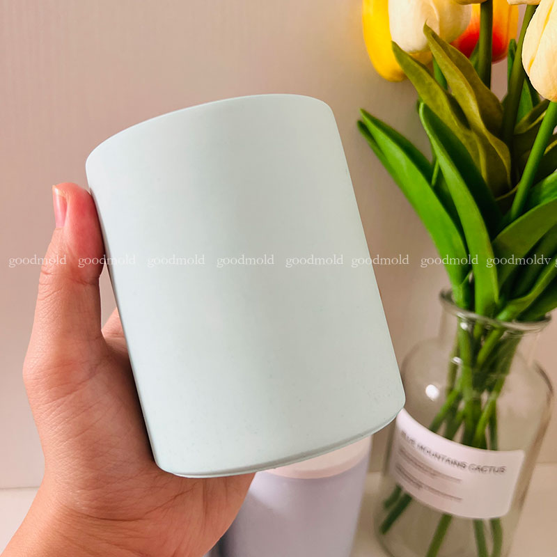 قالب سيليكون دائري بقطر 10 سم  - مراجعة Terrazzo Pot Cement وسعره