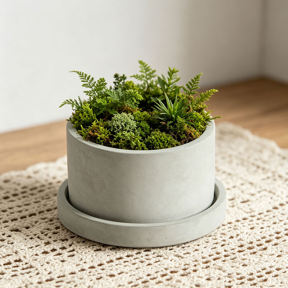 قالب كبير لصنع أحواض النباتات  - مراجعة Terrazzo Pot Cement وسعره