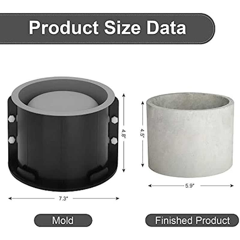 قوالب السيليكون لأواني الأسمنت - مراجعة Terrazzo Pot Cement وسعره