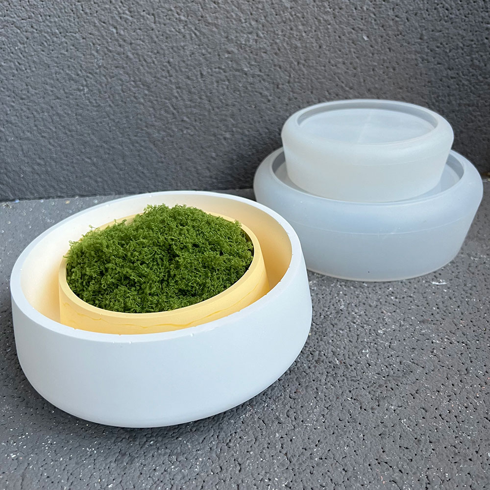 وعاء خرسانة قالب من السيليكون  - مراجعة Terrazzo Pot Cement وسعره