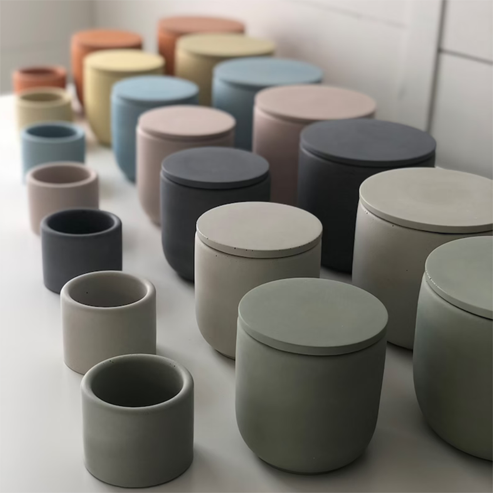 صندوق الاسمنت مع قوالب سيليكون - مراجعة Terrazzo Pot Cement وسعره