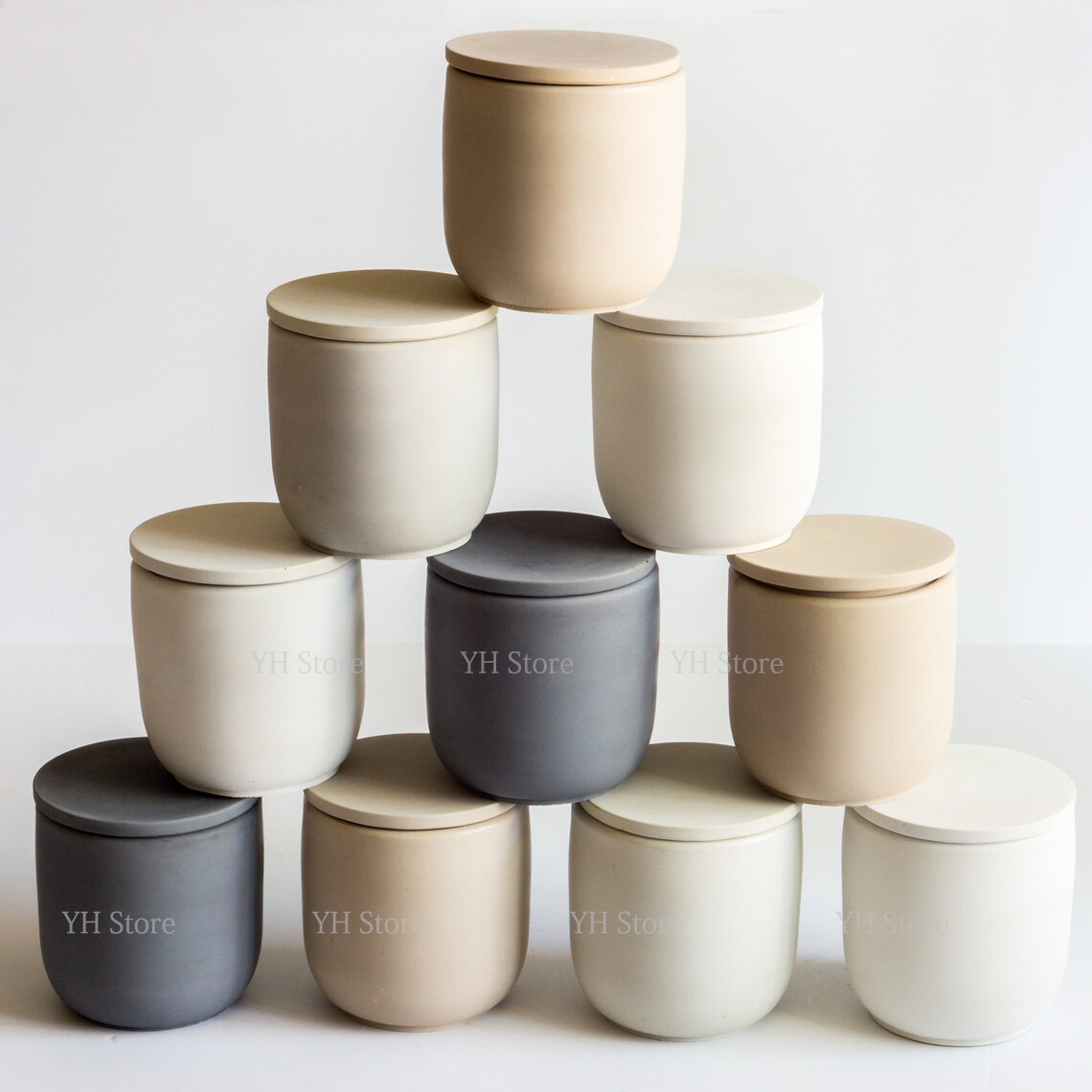 صندوق الاسمنت مع قوالب سيليكون - مراجعة Terrazzo Pot Cement وسعره