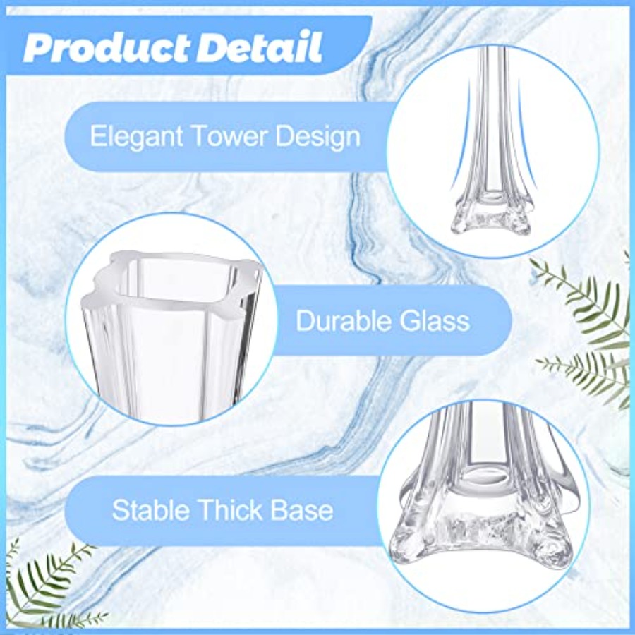 مزهريات مركزية للطاولات في حفل - مراجعة Fluted Vase Tall وسعره