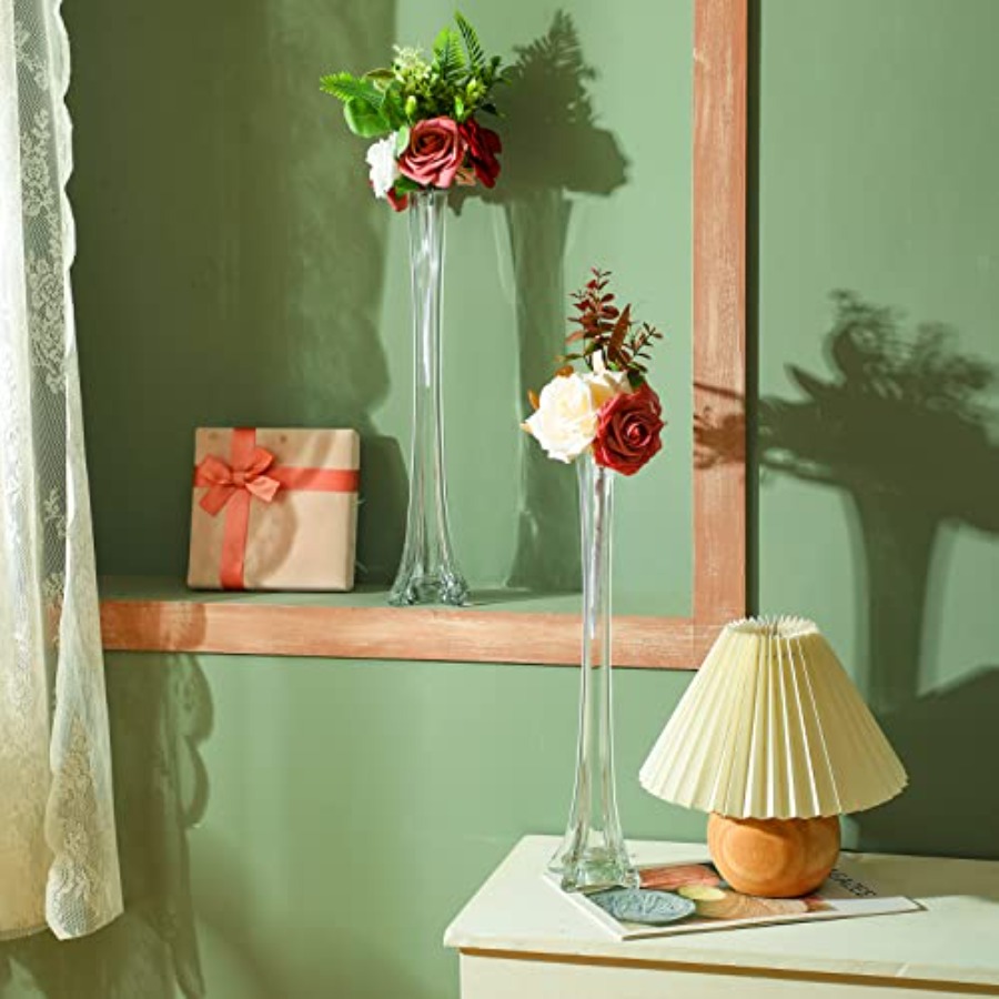 مزهريات مركزية للطاولات في حفل - مراجعة Fluted Vase Tall وسعره